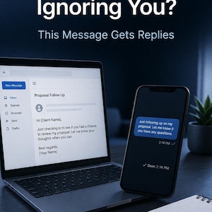 Client Follow Up Message Templates – Get Replies, Close Deals Faster (Digital Download)