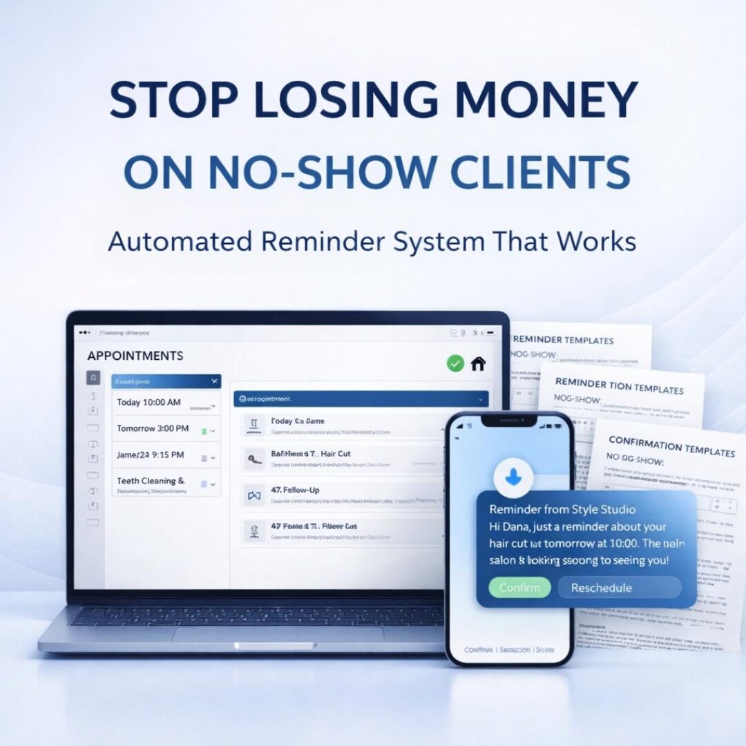 Appointment Reminder System for Small Business | Reduce No Shows ...