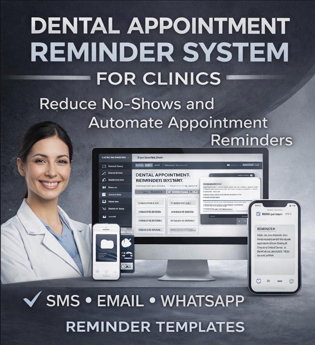 Dental Appointment Reminder System | Reduce No Shows, SMS Email ...