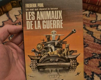 Handgemaakt trompe-l'œil notitieboekje - "Dieren van de oorlog" - Zakformaat en flexibel - 96 pagina's