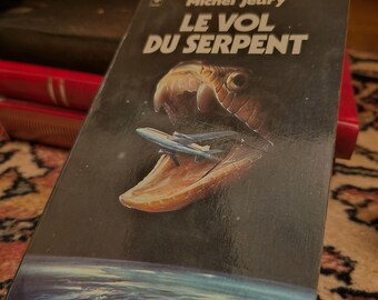 Handgemaakt trompe-l'œil notitieboekje - "De vlucht van de slang" - Zakformaat en flexibel - 96 pagina's