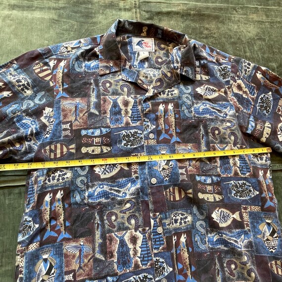 Vintage 1980’s Aloha Shirt by Nui Nalu, HAWAII. B… - image 5