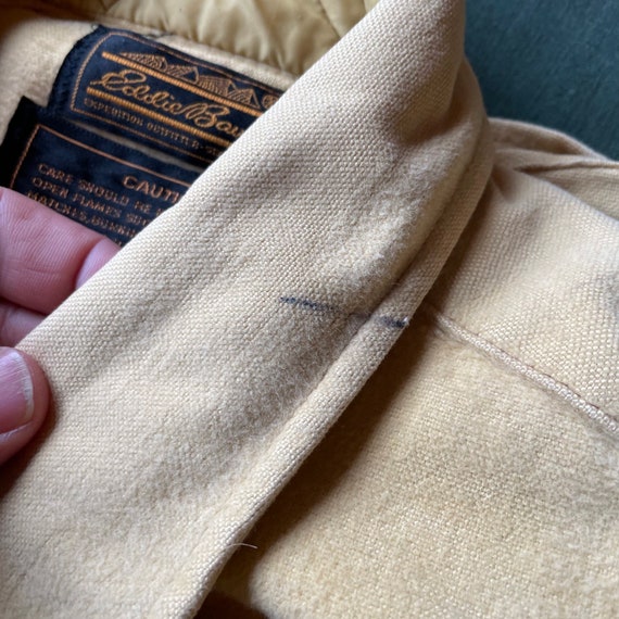 1970’s Eddie Bauer Chamois Camel Flannel-light ye… - image 5