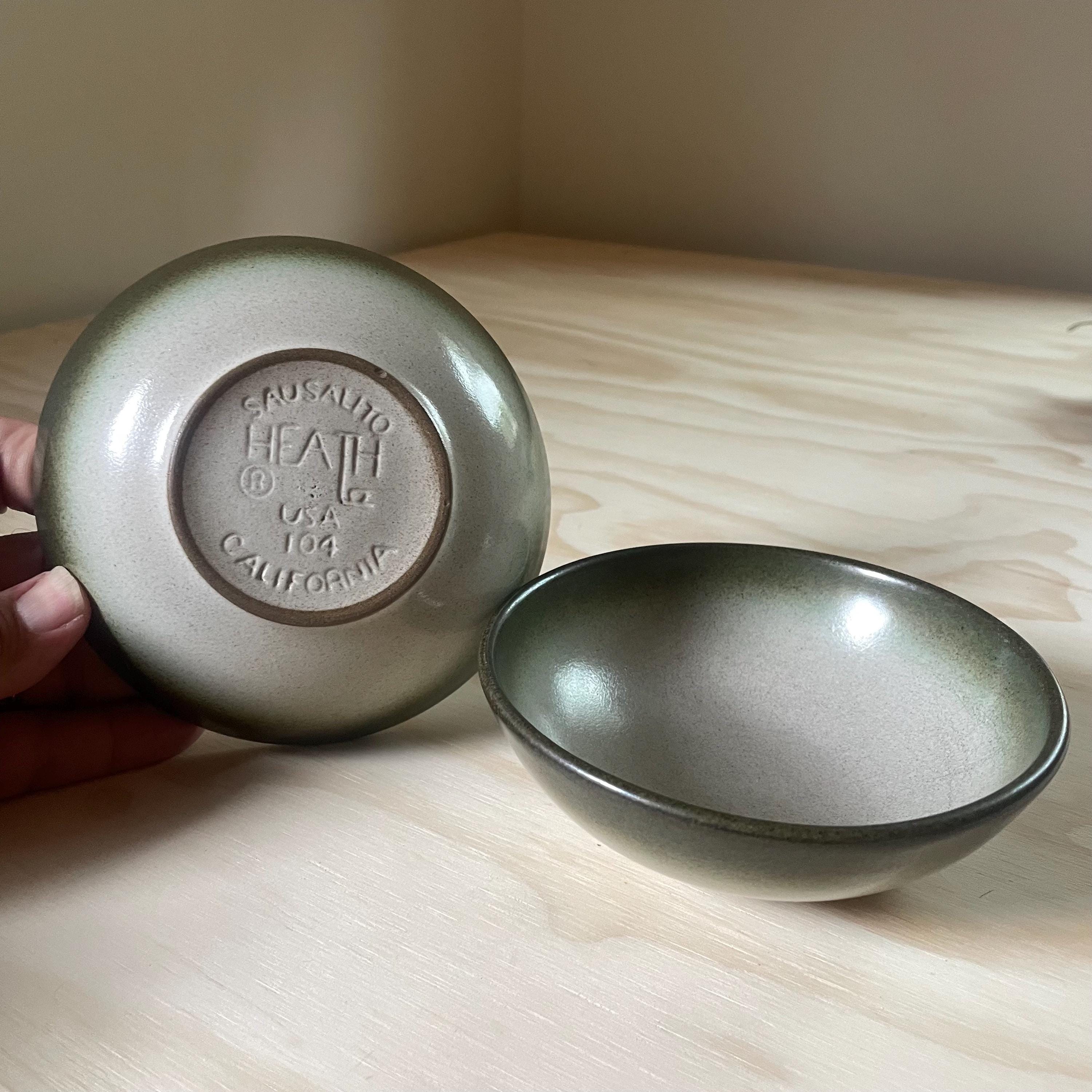 Heath Ceramics　ヒースセラミックス　デザートボウル　２個　トマト色 Heath Ceramics ヒースセラミックス デザートボウル 2個 トマト色