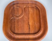 Vintage Teak Carving Board Cheese Board Cutting Board Solid Teak by Goodwood