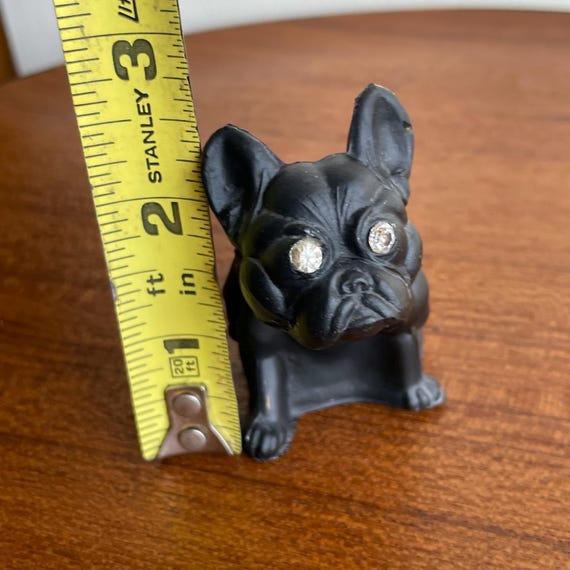 アンティーク雑貨 Westmoreland French Bulldog Rare Westmoreland Turquoise Blue Iridescent Carnival Glass
