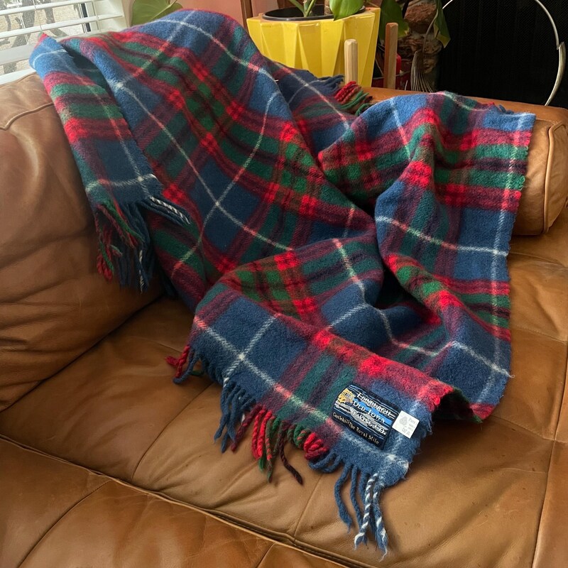 Scots Print Blanket - Ged Tartan Crest Blanket To My Wife Style, Gift From Scottish Husband