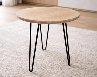 Handgjort soffbord i björkplywood