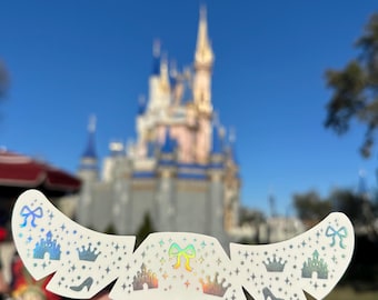 Glas Pantoffel Diamant Holo Gesicht Sommersprossen