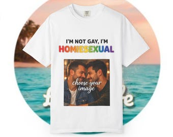 T-shirt Je ne suis pas gay, je suis homosexuel