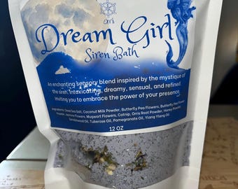 Siren Bath, Dream Girl, Glamour Bath, Spiritual Attraction Bath, Self Love, Ritual Blend, 12oz