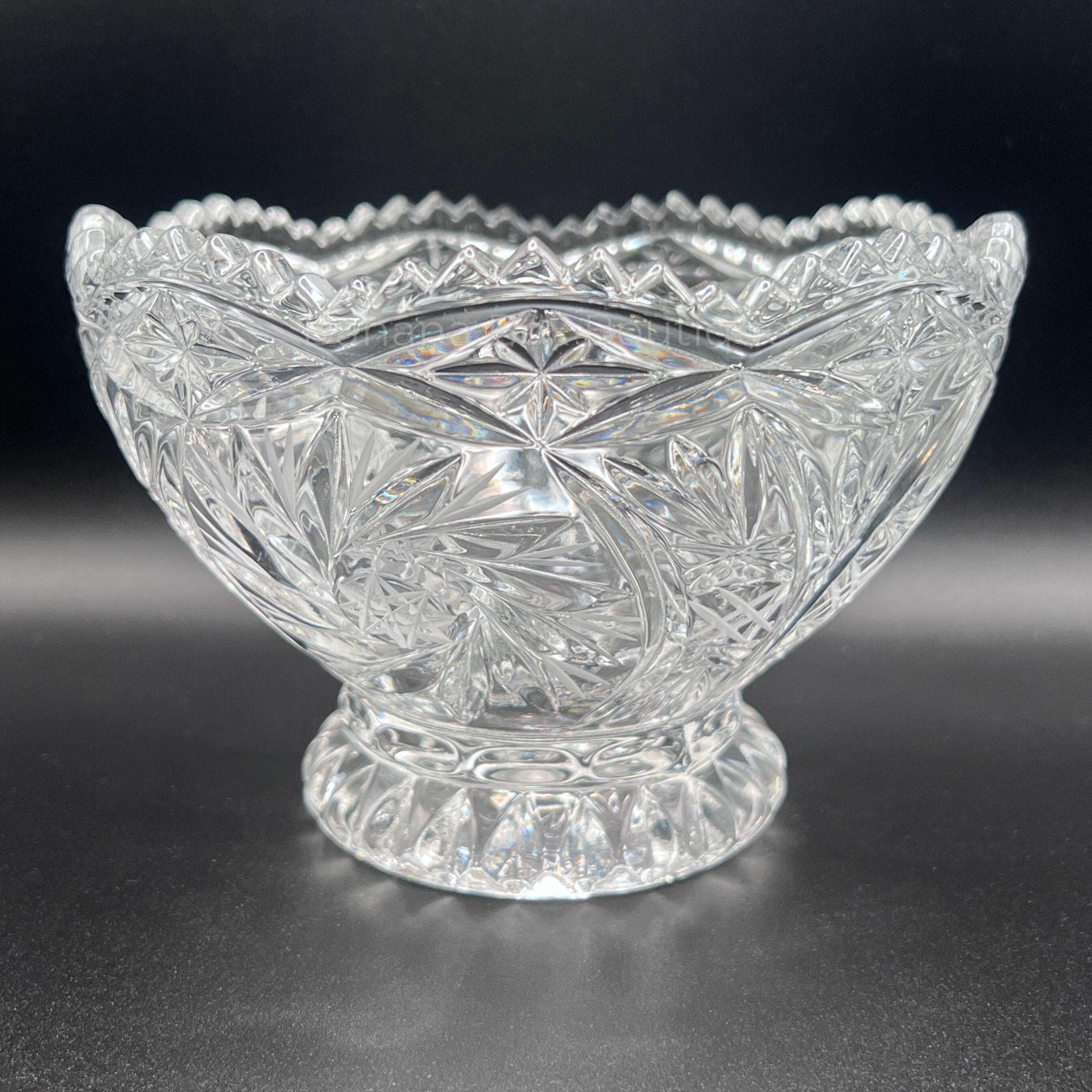 ヴィンテージ 旧東ドイツ製LAUITZER CRYSTALカットガラス ヴィンテージ