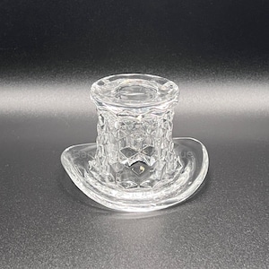 Fostoria American Clear Glass Top Hat Stem
