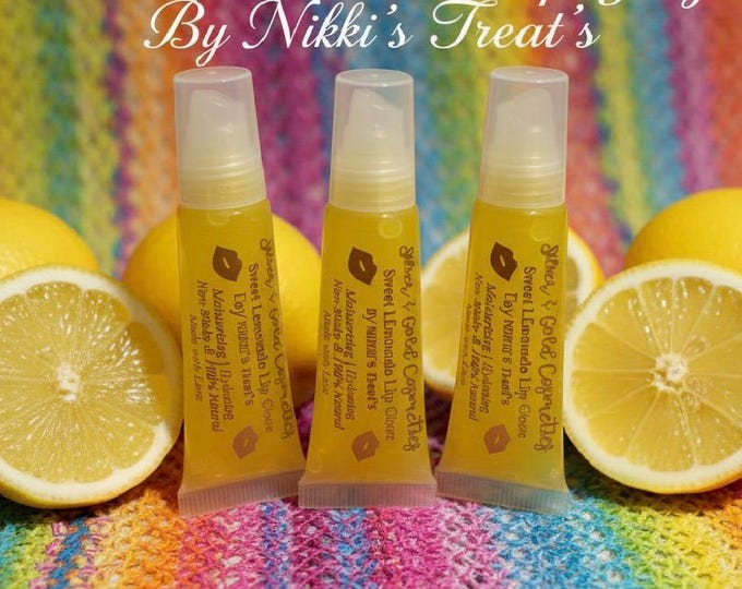 Sweet Lemonade Lip Gloss | Moisturizing, Handmade, High Shine, Effective, By Nikki’s Treat’s