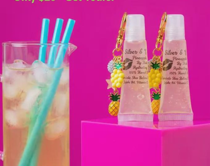Pineapple Punch Lip Juice | Moisturizing Fruity • Nourishing • High Shine • Effective •   By Nikki’s Treat’s