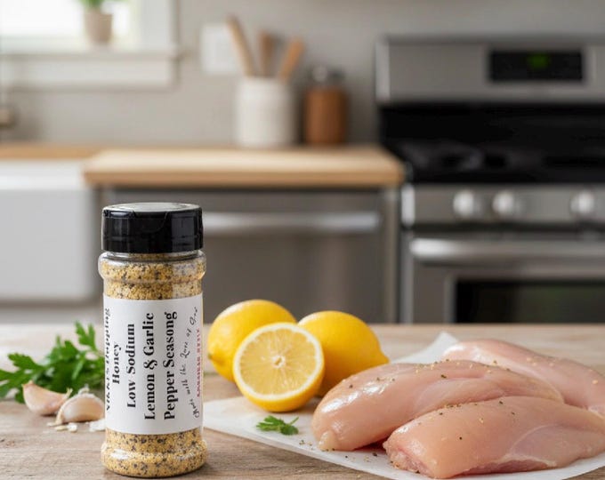 Nikki’s Hopping Honey Lemon and Garlic Pepper Seasoning Spice Blend • Hand-Made