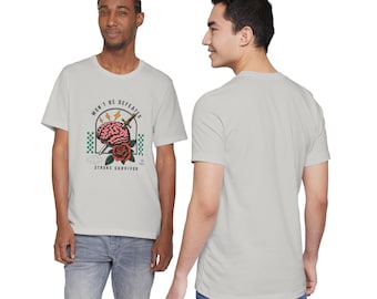 Schlaganfall-Überlebender Shirt | Aphasie-Bewusstsein | Hirnverletzung Shirt | Pflegehelfer Unterstützung | Kraft nach Schlaganfall