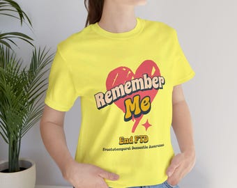 Erinnere dich an mich FTD Bewusstsein Shirt, Frontotemporale Demenz T-Shirt, Unterstützung der Gehirngesundheit T-Shirt, Bewusstseinsgeschenk für neurologische Störungen