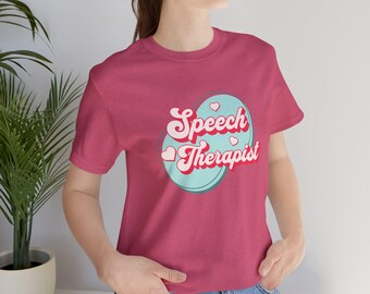 Logopädin Shirt | SLP Geschenk | Logopädie-T-Shirt | Niedliches SLP T-Shirt | Logopäden | SLP Abschlussfeier