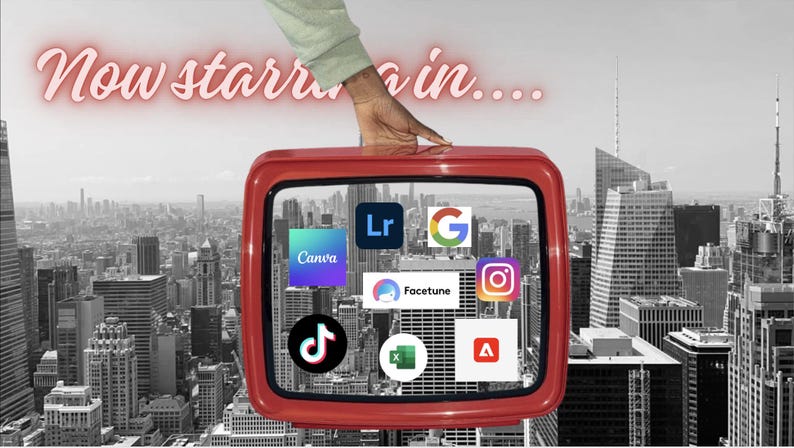 Viral TikTok Canva-portföljmall | Trendig redigerbar portfölj | Digital nedladdning bild 2