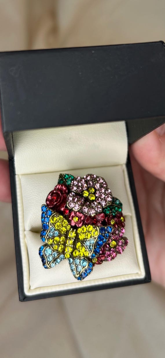 butterfly rhinestone ring - image 10