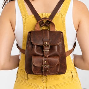 Mini Backpack for Girls, Leather Mini Backpack, Small Backpack, Kids Backpack, Everyday Bag for Girls
