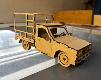 LaserCut-Datei Nissan D120 Laserschneiddatei