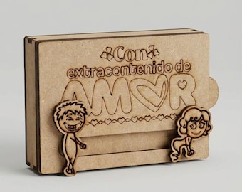 Lustiges Valentinstagsgeschenk (Laserschnittdatei)