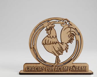 Lasergeschnittener Serviettenhalter aus MDF