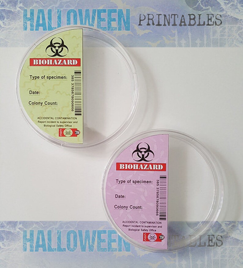 Petri Dish Labels for 90 mm petri dishes Etsy