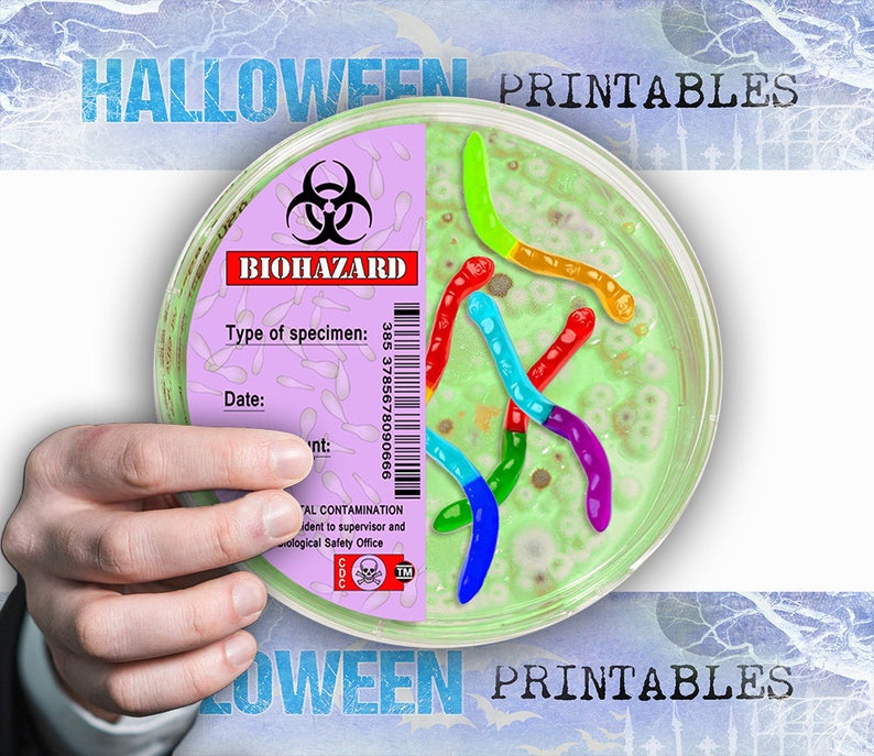 Petri Dish Labels for 150 mm petri dishes Etsy