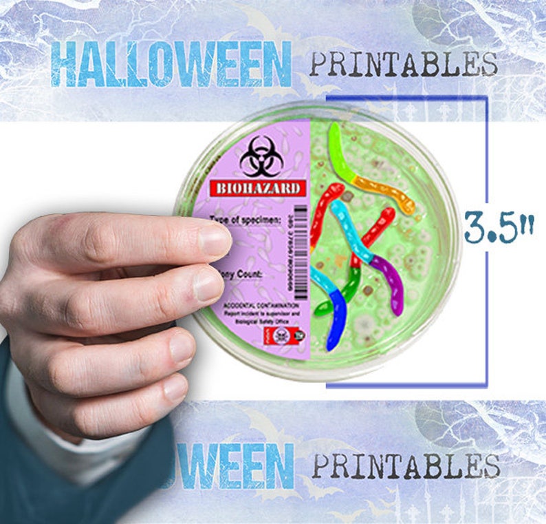 Petri Dish Labels for 90 mm petri dishes Etsy