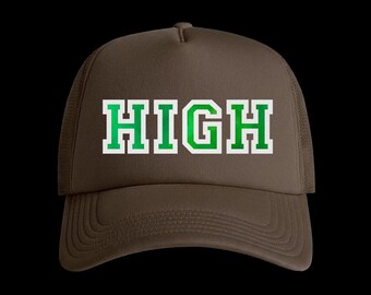 HIGH Frame Foam Trucker Cap