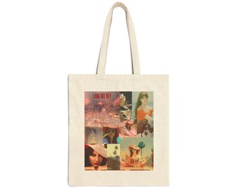 Lana del rey honeymoon tote bag | 100% organic cotton canvas tote bag