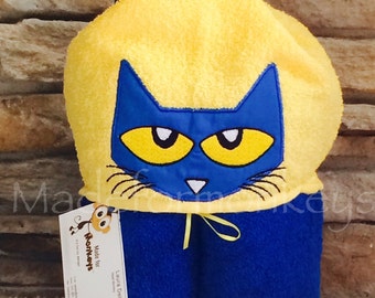 Cat Hooded Towel