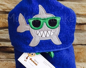 Shark Hooded Towel