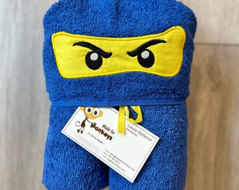 Personalized Towel Ninja Hooded Towel