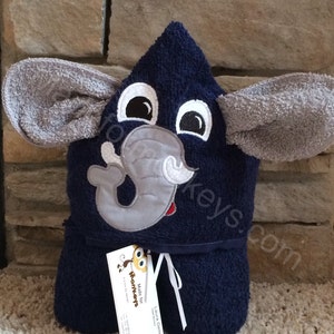 Elephant Hooded Towel image 1