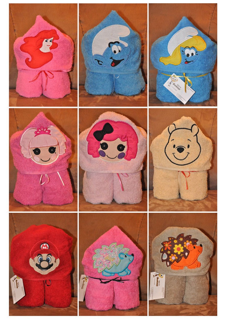 Snowman Kids Hooded Towels image 4