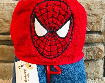 Web Hero Hooded Towel