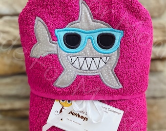 Shark Hooded Towel