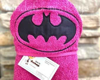 Bat Hero Hooded Towel