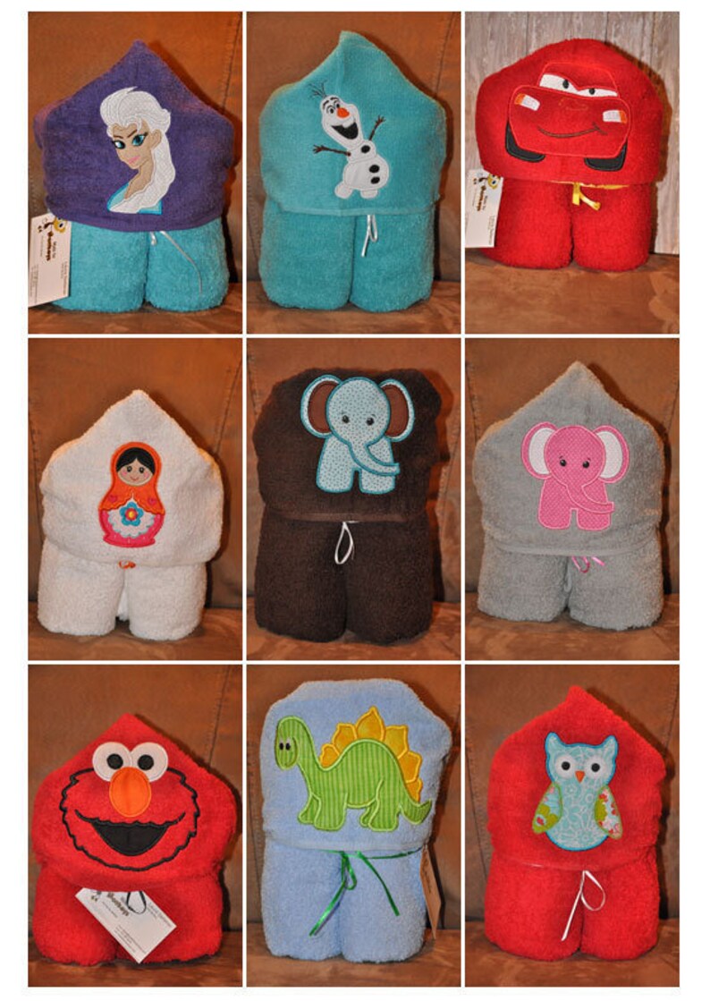 Personalized Hooded Towel Owl image 5