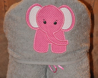 Kids Hooded Towel Elephant