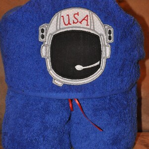 Personalized Hooded Towel Astronaut image 1