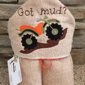 Four Wheeler Hooded Towels image 1