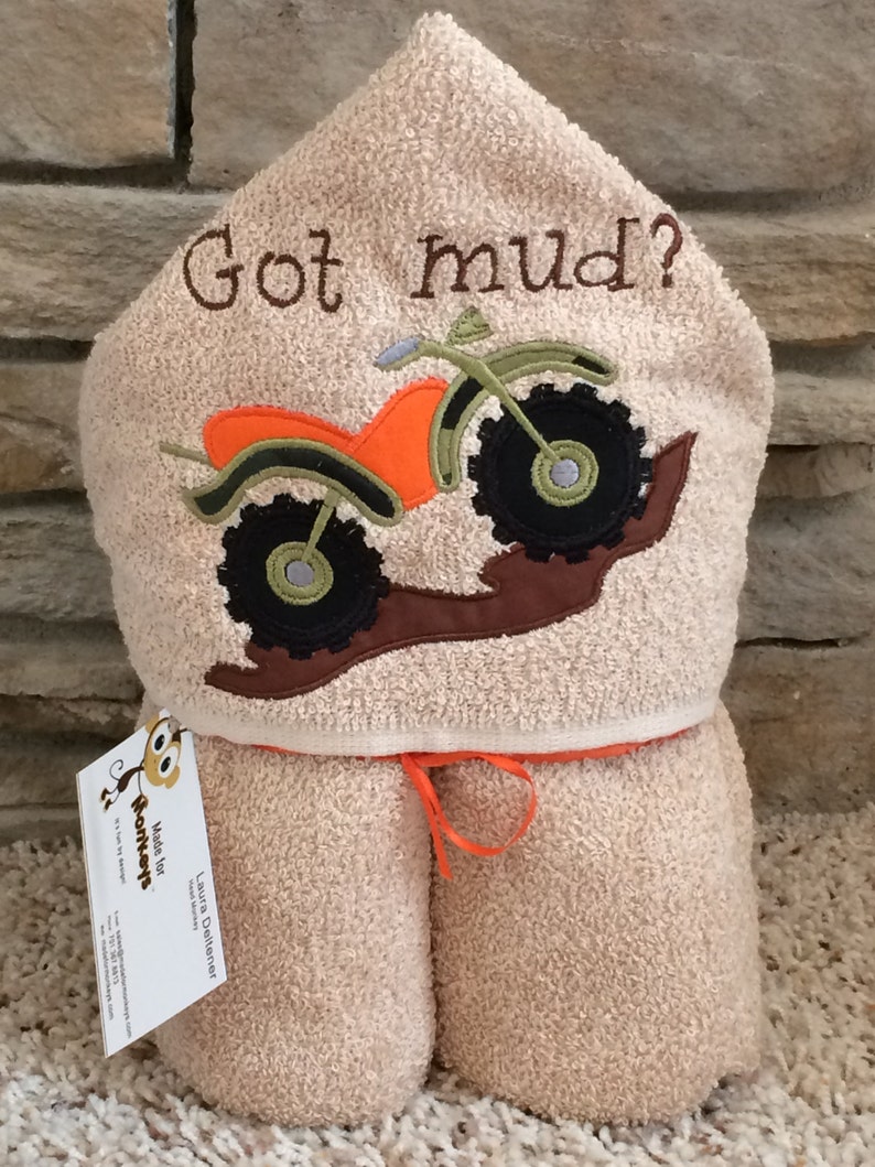 Four Wheeler Hooded Towels image 1