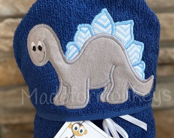 Dinosaur Hooded Towel