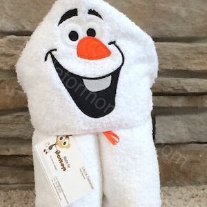 Snowman Kids Hooded Towels image 1