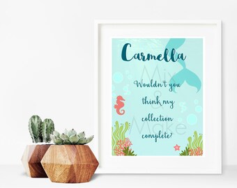 little mermaid inspired quote digital print 2 sizes included etsy